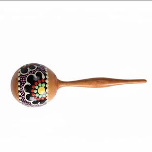 Solobeat Instrumento de Percusión Tradicional Maraca de Madera Hecha a Mano Modelo de Hierro MARACAS - Product Image 1
