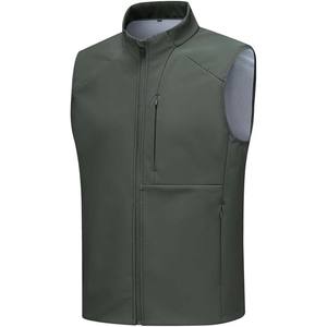 Chaleco Softshell Personalizado de Alta Calidad para Hombre, Cuello Alto, Informal, para Invierno, a la Moda, Impermeable, Transpirable, con Logotipo Frontal - Product Image 1
