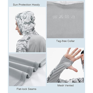 Manufacturer Made Wholesale Blank Plain <b>Hooded</b> Neck 100% Cotton Custom Logo Embroidery Printing <b>Hooded</b> <b>Shirts</b> men's hoodies - Product Image 5