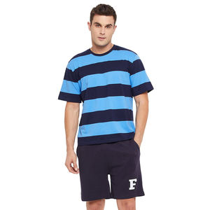 Conjunto de Camiseta de algodón de secado rápido unisex, estampado personalizado, patrón sólido, cintura elástica, trajes de talla grande para Fitness, uso al aire libre - Product Image 2