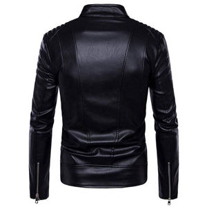Veste en cuir pour homme haute performance Meilleure qualité Fermeture éclair Manches longues Style le plus récent Vêtement d'extérieur en cuir pour homme - Product Image 5