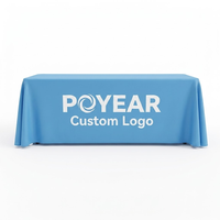 Nappe de luxe portable personnalisée avec logo et taille sur mesure, marque PDYEAR, impression par sublimation sur tissu polyester pour mariage en extérieur