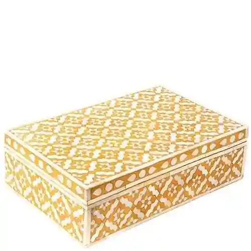 Home Decor Bone Inlay Box Indian Handmade Top Selling Luxury Gift Box For Storage Modern Box for size cheap price