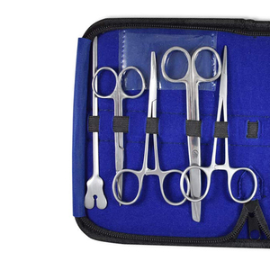 Juego veterinario ortopédico quirúrgico básico para uso hospitalario de la mejor calidad 100%, bandeja de riñón de acero inoxidable, fórceps quirúrgicos - Product Image 6