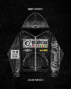 Sudadera con Pedrería Verano 2026, Estilo Retro Vintage, Informal, Tejida, Antiarrugas, Secado Rápido, Transpirable, Ecológica, Holgada, Poliéster/Algodón - Product Image 2