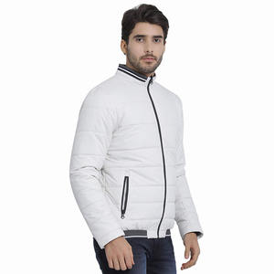Stylish One <b>Men's</b> Hot <b>White</b> Color <b>Puffer</b> <b>Jacket</b> Fashion Wear Made in 100% Nylon With Customized Design & Brand - Product Image 3
