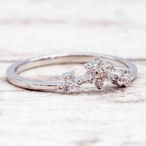 Diseño único Moissanite Stone 925 Sterling Silver Prong Set Compromiso Anillo de aniversario de boda Tercero Certificado Unisex - Product Image 2