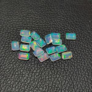 3x5mm-10x14mm Opale d'Éthiopie Naturelle Personnalisée à Facettes Octogone Coupe Welo Opales Gemme Pour la Fabrication de Bijoux du Fabricant - Product Image 1