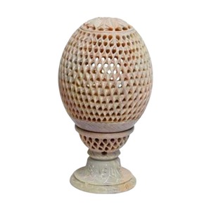 Spécial meilleur nouveau bougeoir en pierre de savon d'aspect moderne traditionnel avec sculpture à la main utilisation de haute qualité pour la décoration de la maison et de l'hôtel - Product Image 4