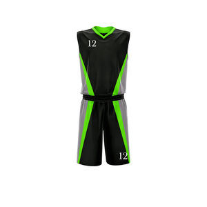 Uniformes de Baloncesto Personalizados para Hombre, Color Sólido con Diseño Moderno e Impresión de Logotipo, Tallas Grandes, MOQ Bajo y Servicio OEM para Niños - Product Image 2