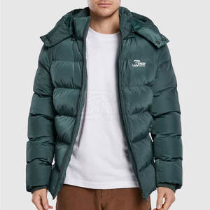 Meilleure vente Veste à bulles à col montant pour hommes High Street Style Hiver Lettre Motif Respirant Matériau de haute qualité - Product Image 2