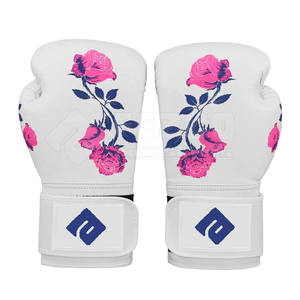 Gants de boxe à doigts entiers de qualité supérieure en cuir PU soutien du poignet à haute compression gants de boxe unisexes - Product Image 1
