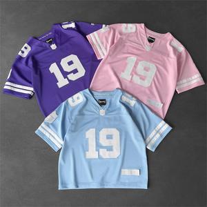 Oversize Boxy Men's V Neck Quick Dry Camisetas extragrandes Boxy Mesh Soccer & Basketball Football Jersey - Product Image 1