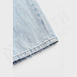 Pantalones Vaqueros de Mezclilla para Hombre 2025, Pantalones Ajustados, Vaqueros Ajustados para Hombre, Venta al por Mayor de Fábrica, Transpirables, Rectos, Servicio OEM - Product Image 6