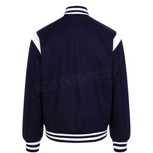 Customized Men's Slim Fit Breathable Polyester <b>Winter</b> Ready High Street Style Letterman Jacket Premium Quality Durable Stand - Product Image 2