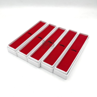 Boîte de pince à épiler simple enduit de papier blanc en gros emballage pince à épiler extension de cils outils de cils logo privé fournisseur personnalisé rouge