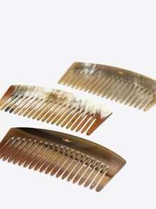 Peigne à cheveux en corne naturelle Art imperméable et collection fait à la main du Vietnam - Product Image 2