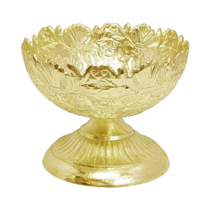 ชามสลัดอลูมิเนียมทำด้วยมือชามผลไม้ลายนูนสีสำหรับวางบนโต๊ะในครัวแบบใช้แล้วทิ้ง - Product Image 1