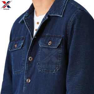 เสื้อแจ็คเก็ตยีนส์คอตั้ง ระบายอากาศได้ดี ลายวินเทจ สีสันปรับแต่งได้ แฟชั่น-ฟังก์ชั่น อุปกรณ์เสริมสำหรับฤดูหนาว ออกแบบมาอย่างพิถีพิถัน - Product Image 6