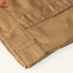 แจ็คเก็ตผู้ชายไซส์ใหญ่ ดีไซน์ใหม่ โลโก้สั่งทำได้ OEM/ODM รุ่นใหม่ล่าสุด สีกากี น้ำหนักเบา ระบายอากาศได้ดี มีกระเป๋าคาร์โก้ เหมาะสำหรับฤดูหนาว - Product Image 4