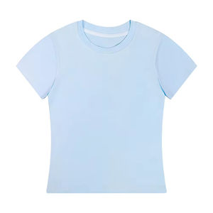 Camisetas de Peso Pesado para Mujer 2026, Camiseta Informal para Mujer, Camiseta Extra Grande para Mujer, Transpirable, 100% Algodón - Product Image 4