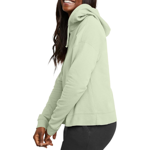 Sweat à capuche en coton grande taille pour femmes à manches longues avec capuche hiver pull décontracté haut - Product Image 3