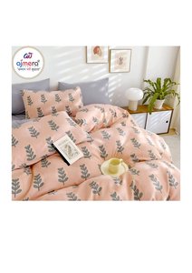 Juego de Sábanas de Algodón Ajmera con Diseño Geométrico Moderno, 4 Piezas, Funda de Edredón de 1.8m, Funda de Almohada, 400 Hilos, para Todas las Temporadas - Product Image 2