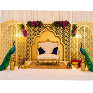 Moroccan Style Laser Cut <b>Backdrop</b> <b>Frames</b> for Walima Stage Buy Mehrab Style Metal Screens Premium Jali Carved <b>Backdrop</b> <b>Frames</b> - Product Image 1