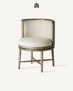 Chaise de salle à manger en teck massif Orvellia, mobilier de salle à manger en bois de luxe haut de gamme, chaise de restaurant élégante et classique fabriquée à la main - Product Image 3