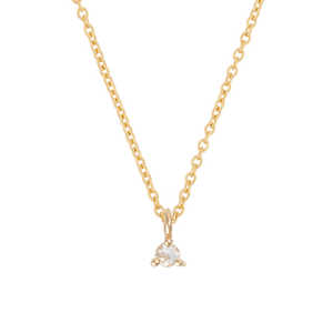 Lucky Star 14K White Gold <b>Necklace</b> with Rhodium Plating Box Chain Featuring Turquoise Freshwater Pearl Zircon Ruby <b>Birthstone</b> - Product Image 2