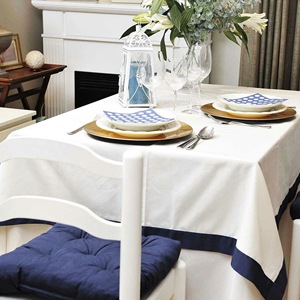 WELL HOME Mesa de comedor con pedestal de madera sin barnizar 102x65x65 cm - Product Image 4