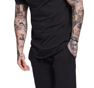 95% coton 5% spandex personnalisé logo privé vêtements d'entraînement vêtements de gym vêtements de fitness plaine blanc hommes t-shirt - Product Image 4