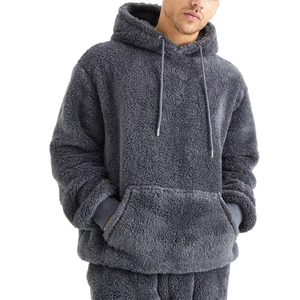 2025 Original Logo Cotton Tech Fleece hombres chándal 2 uds Material grueso hombres sudadera y pantalones de chándal para otoño transpirable - Product Image 3