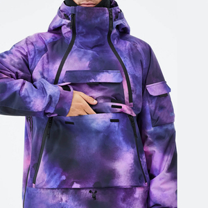 Veste de ski Anarok imperméable à l'eau et à l'air pour homme, camouflage dégradé, coupe-vent, isolée, vêtements de ski d'hiver pour adultes, option taille plus - Product Image 4