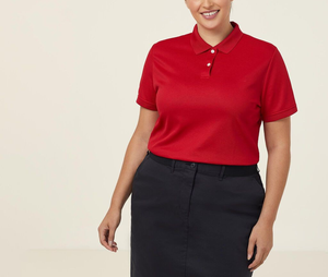 Polo de Mujer, Verano, Clásico, Corte Regular, Informal, con Logotipo Personalizado Bordado, Piqué, 50% Algodón/50% Poliéster, 220 GSM - Product Image 2