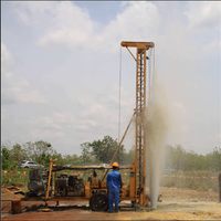 Plataforma de Perforación Hidráulica para Pozos de Agua de 200m, Máquina de Perforación de 800m, Alta Precisión, Multivoltaje, Origen Estadounidense, 1 Año de Garantía