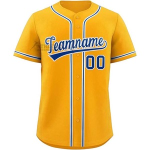 Maillot de baseball vintage à sublimation personnalisée pour hommes chemises de baseball boutonnées en polyester respirantes pour jeunes à séchage rapide de qualité supérieure - Product Image 5