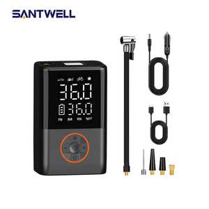 Démarreur portable 12V avec écran LCD, compresseur d'air 150 PSI, batterie externe pour voiture, SUV, moto - Product Image 1