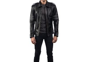 Veste en cuir pour hommes imperméable et lisse personnalisée en gros Veste pour hommes - Product Image 6