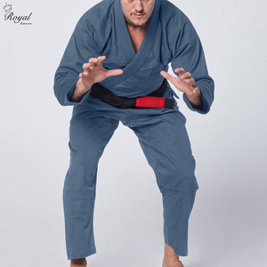 Kimono royal de Jiu-Jitsu, tenue d'arts martiaux, 100% coton, 460g, respirant et durable, uniforme de Jiu-Jitsu en gros - Product Image 5
