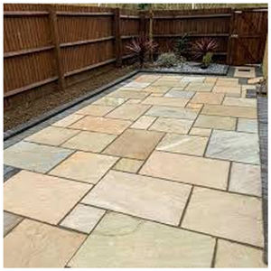 Paquete de Baldosas de Arenisca Verde Raj de Lujo para Diseño de Patio Moderno, Suelos Exteriores y Decoración de Jardín - Product Image 3