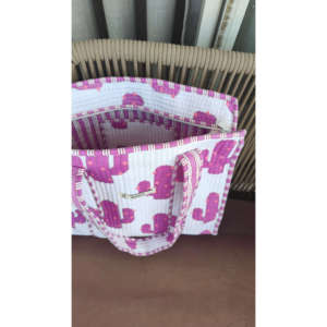 Sac fourre-tout en toile à imprimé léopard avec fermeture éclair - Petit sac de plage pliable, design de dessin animé personnalisé, prêt à offrir - Product Image 2