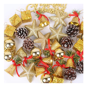 Hermoso árbol de Navidad decoración colgante Papá Noel muñeco de nieve Reno oso Navidad decoración colgante para temporada festiva - Product Image 4