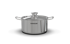 ชุดเครื่องครัวสแตนเลส3ชิ้นที่สง่างามคุณภาพสูงดีไซน์ทันสมัยพร้อมฝาปิดที่หรูหราราคาถูก - Product Image 5