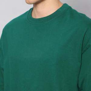 Nouveau catalogue de gros T-shirts surdimensionnés unisexes à manches courtes en coton personnalisé pour hommes avec strass - Product Image 3