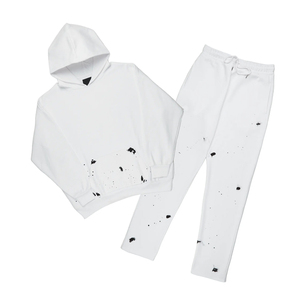 Conjunto de Sudadera con Capucha y Pantalones Deportivos Personalizados, 100% Algodón, Casuales, Ecológicos, Transpirables, de Primera Calidad, Corte Ajustado, Reversibles - Product Image 4