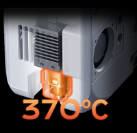 Imprimante 3D QIDI Q2 CoreXY fermée haute vitesse avec hotend 370C, chambre chauffée 65C et nivellement automatique pour matériaux d'ingénierie