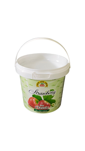 Cubos de Plástico Pequeños Reciclables de 20 oz 600 ml con Tapas de Bloqueo de PP para Envasado de Alimentos, Logotipo Impreso Personalizado, Color, Certificación ISO - Product Image 3