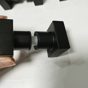 Modern Shower Glass <strong>Door</strong> <strong>Knob</strong> Matte Black Brass Square Glass <strong>Door</strong> <strong>Knobs</strong> - Product Image 3