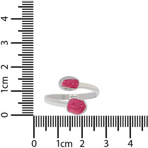 แหวนทัวร์มาลีนสีชมพูสเตอร์ลิงเงินแท้สีเงินแท้สไตล์คลาสสิกสำหรับของขวัญครบรอบการมีส่วนร่วมแพ็ค6ชิ้น - Product Image 5